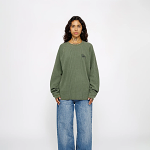 [ STUSSY ] 스투시 래글런 써멀 롱슬리브 크루 파인컬러 리뷰 및 착용사진 I 사이즈 추천 Stussy Ra....