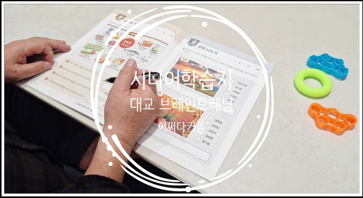  새해 부모님 선물로 준비한 액티브 시니어 학습지 대교 브레인 트레이닝