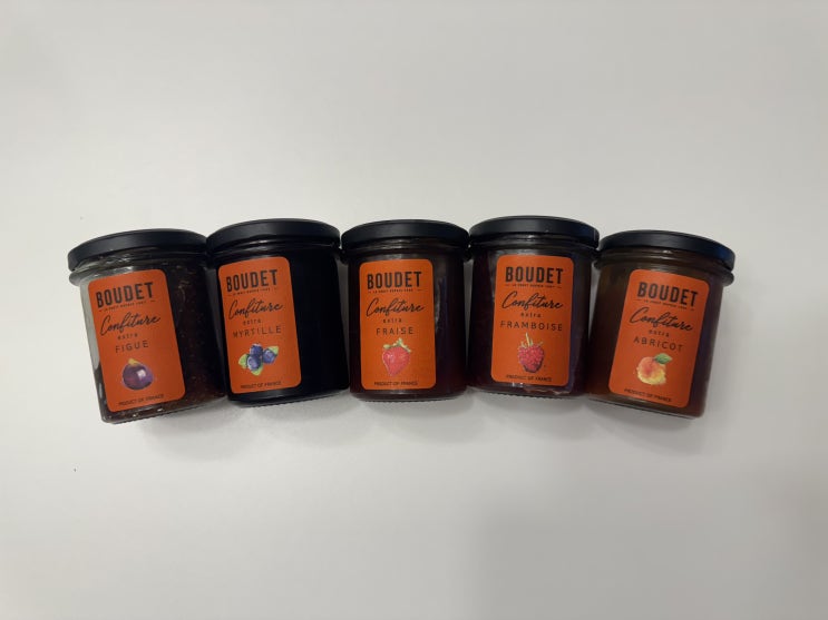  주말 브런치로 추천하는 맛있는 과일 잼 <boudet 부데 잼>(블루베리잼, 살구잼, 무화과잼)