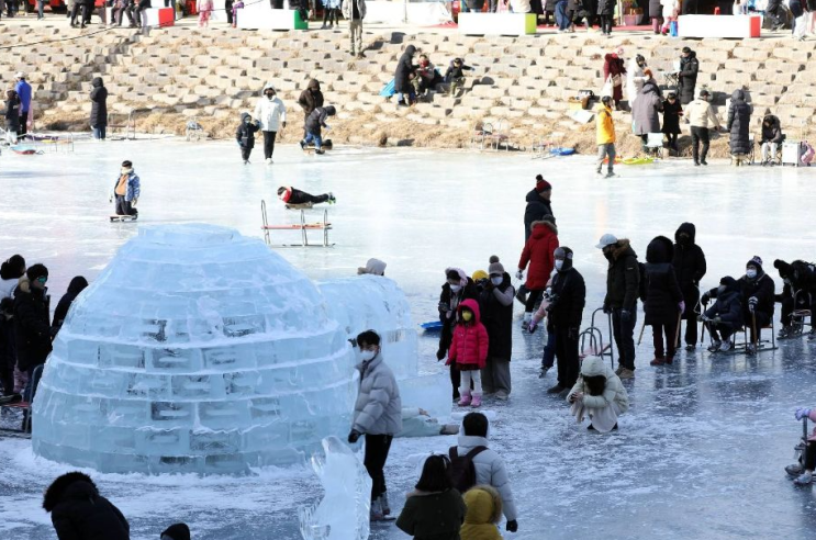 안동 암산 얼음축제 기본정보 암산유원지 볼거리