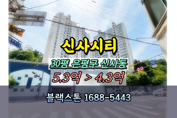  신사시티아파트 경매 은평구 30평대