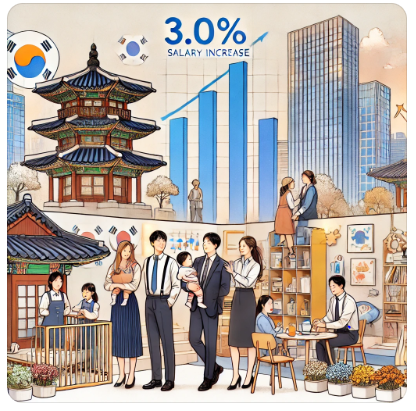  2025년 공무원 보수 3.0% 인상! 저연차와 육아휴직 혜택 강화