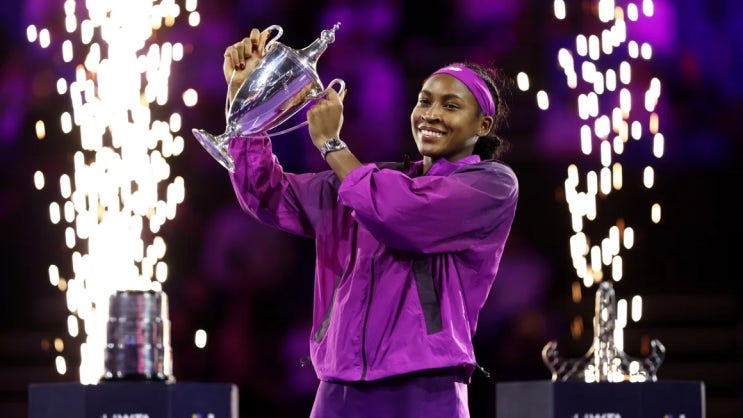  코코 가우프, 20년 만에 WTA 파이널 우승 최연소 선수