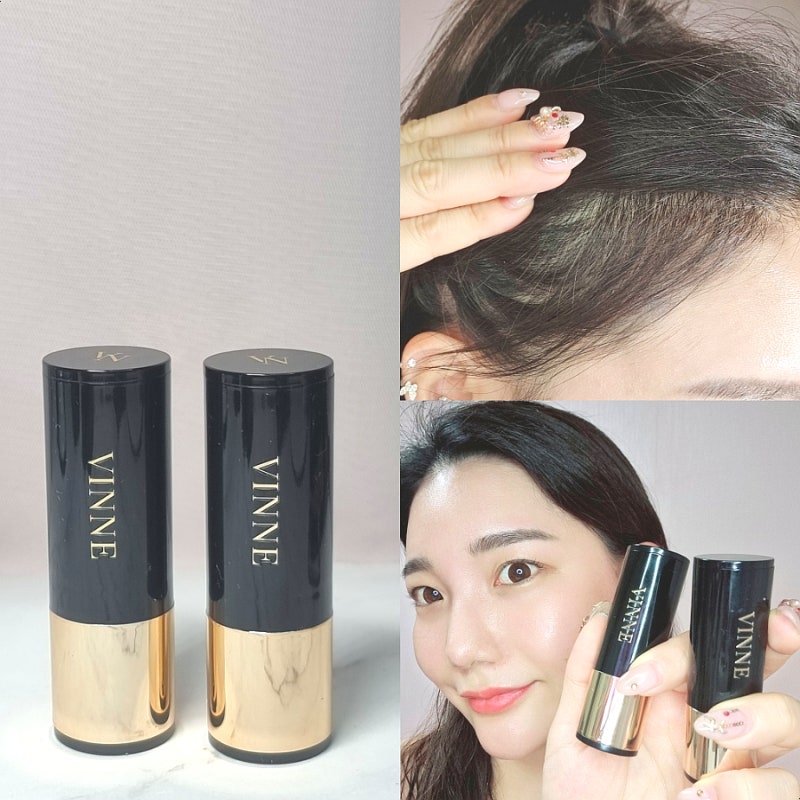 헤어쿠션 헤어라인쉐도우 빈느 올커버 퍼펙트 헤어 쿠션 스틱 발색, 효과