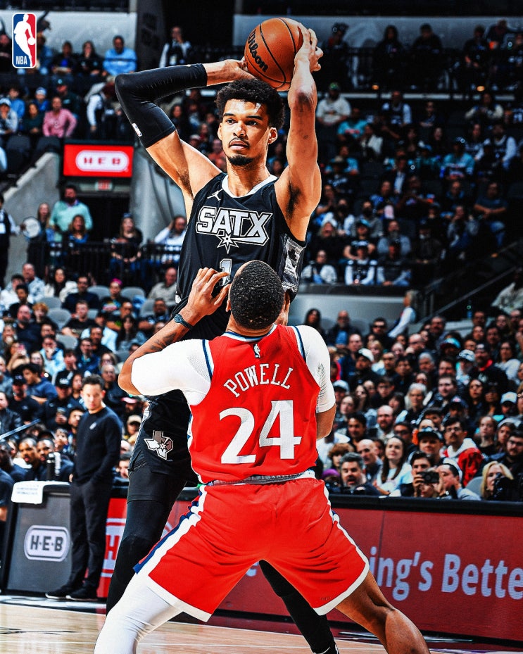 [프리뷰][NBA] 빅터 <b>웸반야마</b> vs 니콜라 요키치 (샌안토니오... 