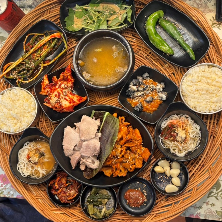  광주 수완지구 맛집 남도쌈밥 수완본점 : 한상 제대로 깔끔하고 신선한 쌈밥집!
