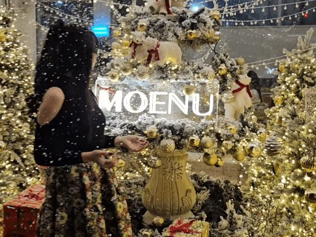  구미 크리스마스 카페 모에누 : 셀프 웨딩 스냅 답사