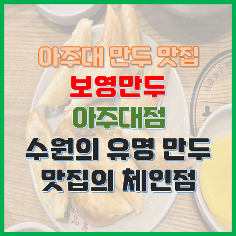보영만두 아주대점 수원의 유명 만두 맛집의 체인점 쫄면 군만두 리뷰 보영만두 아주대점 수원의 유명 만두 맛집의 체인점 쫄면 군만두 리뷰