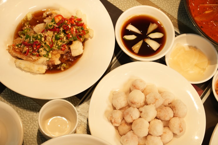  인천 송도 맛집, 연말 모임에 딱! 한남동자리 송도점