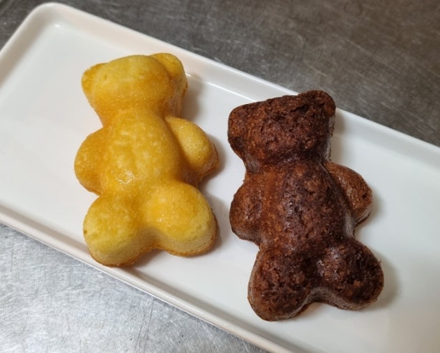  노브랜드 곰돌이케이크 너무 귀엽쨔나 (오리지널맛, 코코아맛후기)