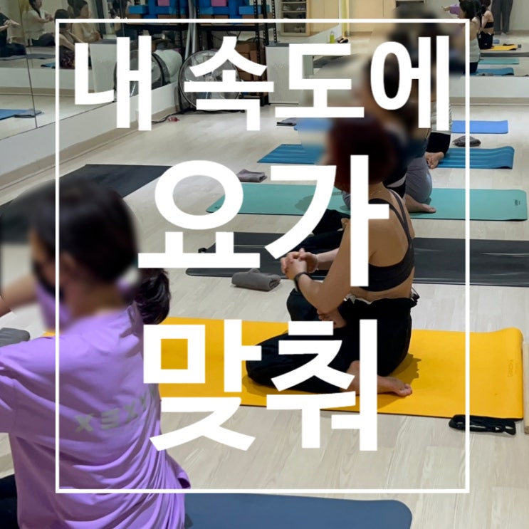 [탄현헬스장] 요가 내 속도에 맞춰