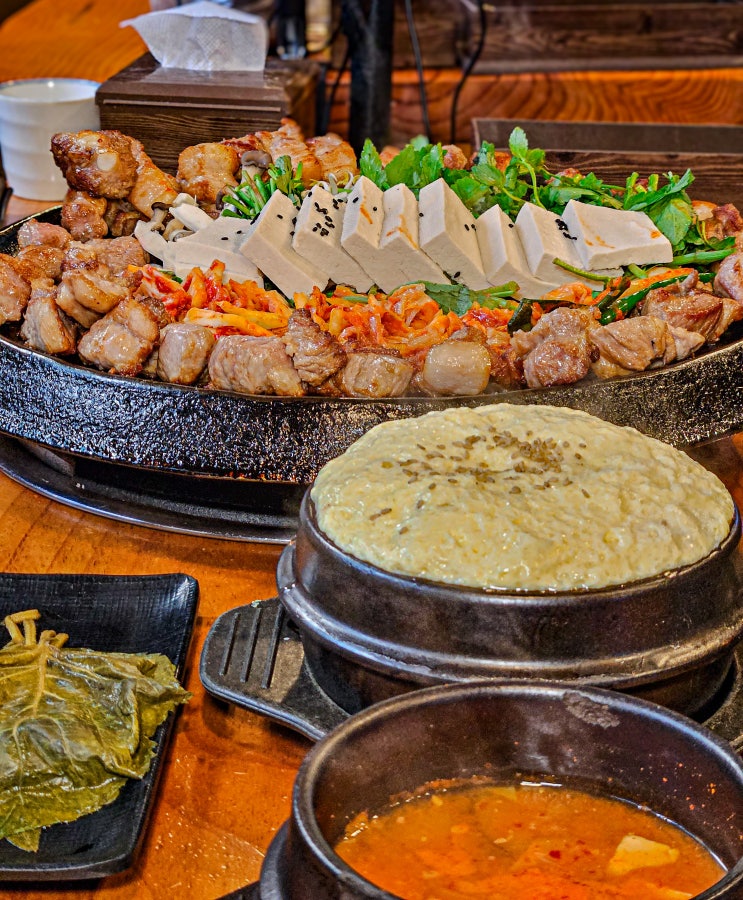  인천 주안역 맛집 솥돈 구워주는 고깃집 × 선진포크한돈
