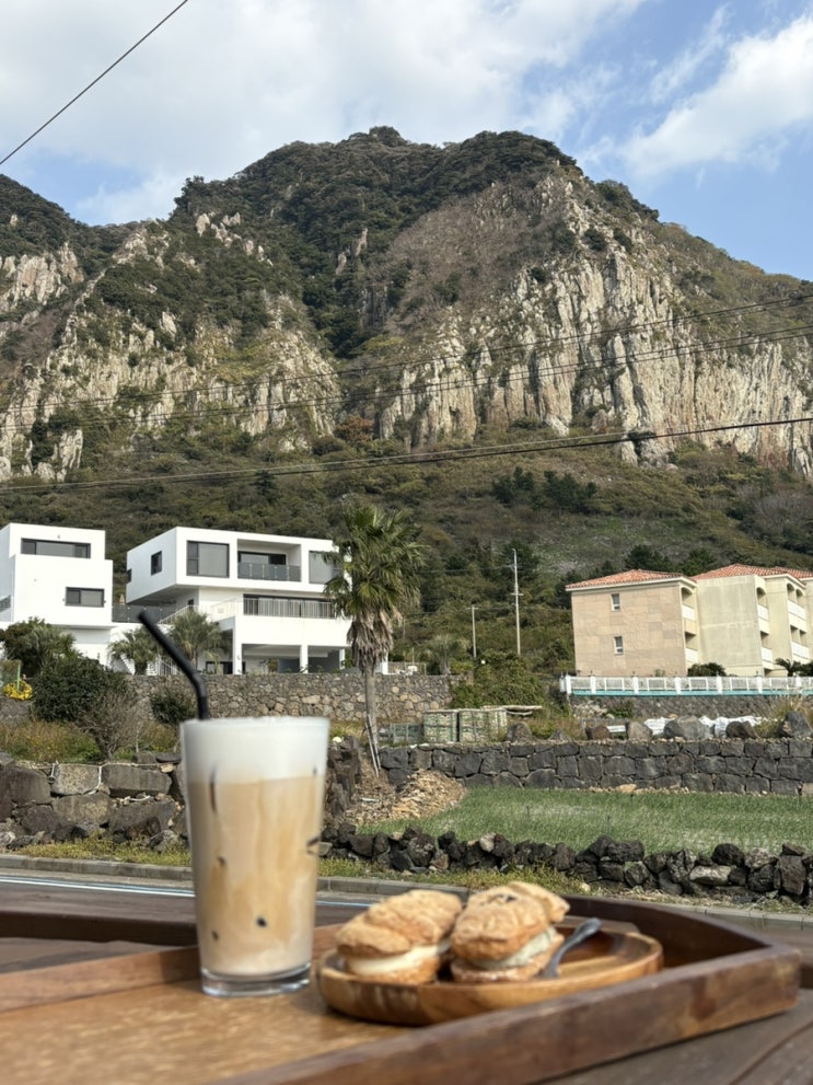 산방산카페 지오아라 서귀포카페추천 다쿠아즈 맛집