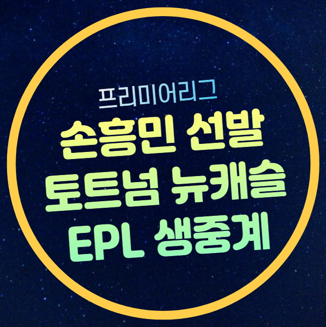 토트넘 뉴캐슬 축구 중계 프리미어리그 실시간 방송 <b>손흥민</b>... 