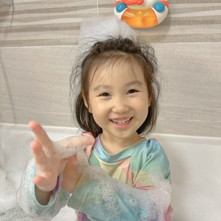  [아이피부관리]천연 유래 성분으로 안전한 오마이바 유아 거품 입욕제