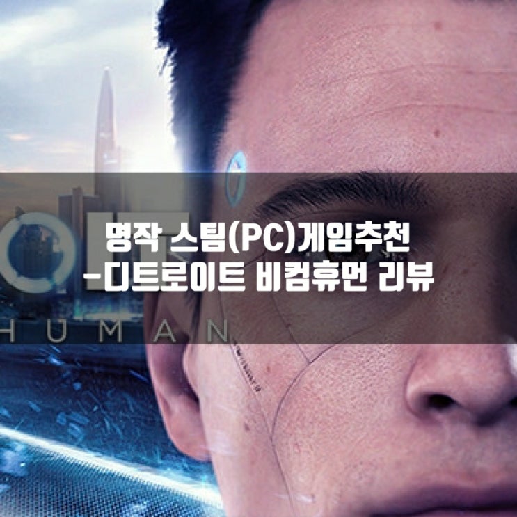 스팀(PC)게임 추천 : 디트로이트 비컴 휴먼 리뷰 스팀(PC)게임 추천 : 디트로이트 비컴 휴먼 리뷰