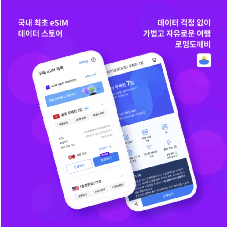  해외여행 필수 준비물 로밍도깨비 일본 이심 후기 (500캐시 지급)
