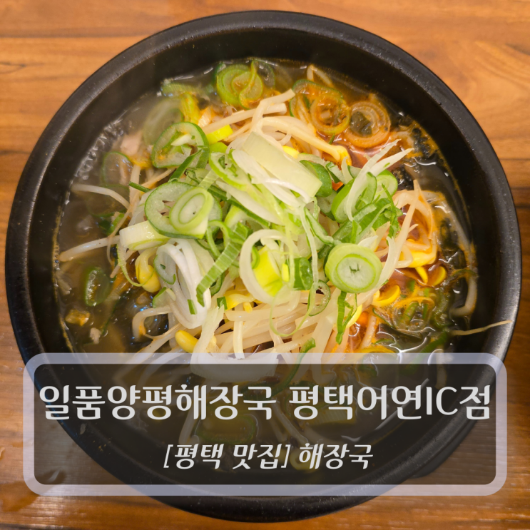  평택 맛집 :: 일품양평해장국 평택어연IC점 - 고덕해장국