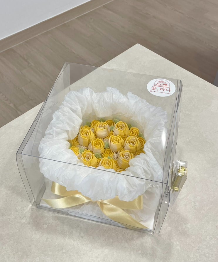  평택 떡케이크 '꽃, 하나' 앙금플라워 떡 케이크 주문 제작