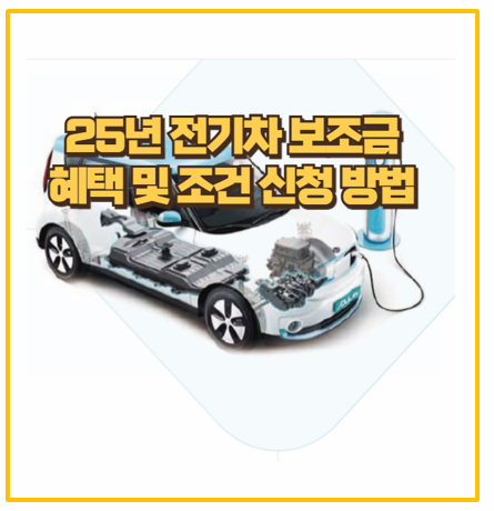  2025년 전기차 보조금 혜택 및 신청 방법 I 국고와 지역별 지자체 지원금 확인