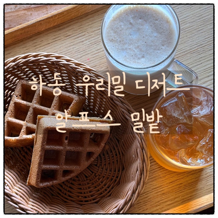  [하동] 우리밀 디저트 카페, 알프스 밀밭