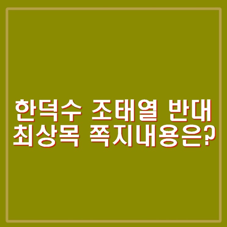 한덕수 조태열 <b>윤석열 계엄</b> 반대 만류. 최상목 쪽지 문건... 