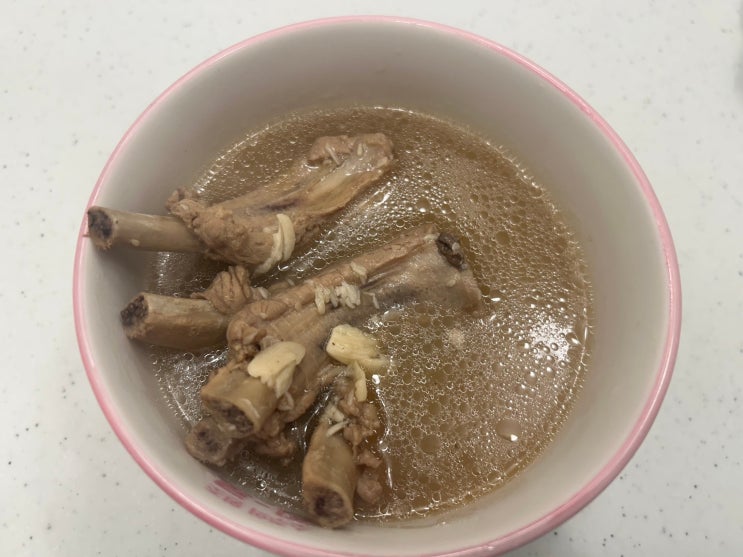  집에서 만들어보는 싱가포르 갈비탕 송파바쿠테(기향육골차)