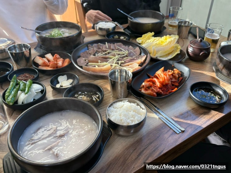  [용인맛집] 처인구 모현읍 한국 외대 근처 한우곰탕, 한우 소머리수육 맛집- '그대로장작불곰탕'