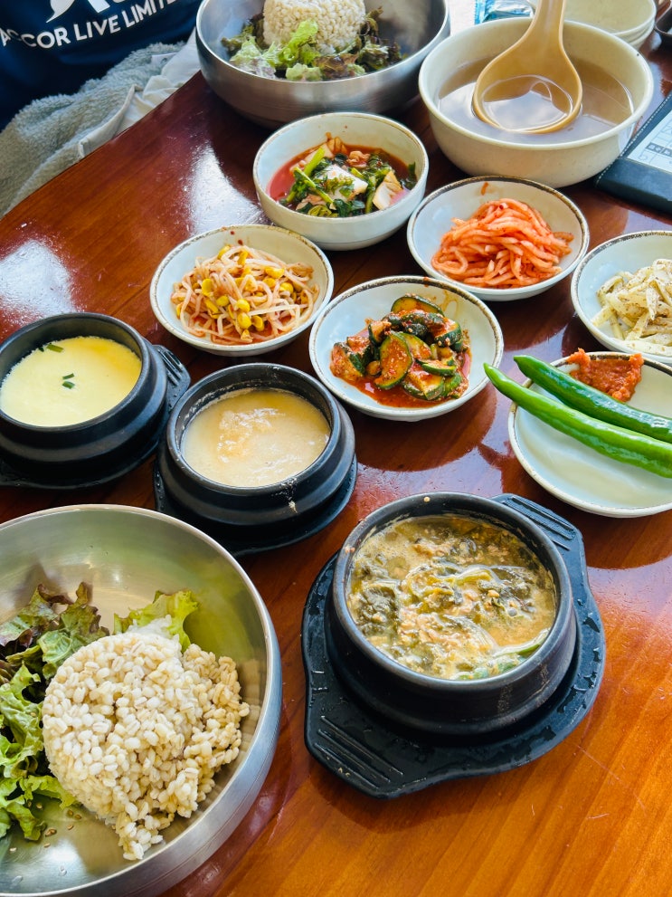 대전 보문산 맛집 반찬식당 대전 보리밥 맛집 두부두루치기 정식 내돈내산 후기(+웨이팅, 호떡)