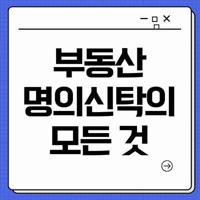  부동산 명의신탁의 모든 것 개념부터 위험까지 !