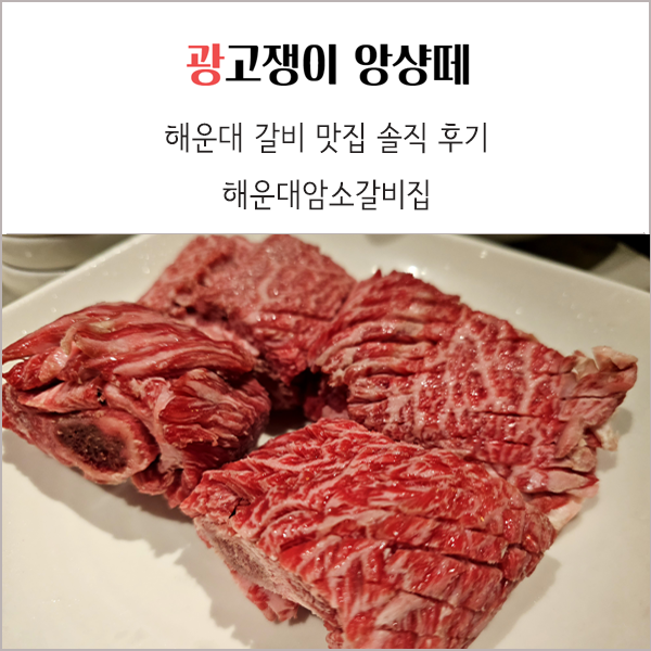 해운대암소갈비집 평일 저녁 방문 솔직 후기