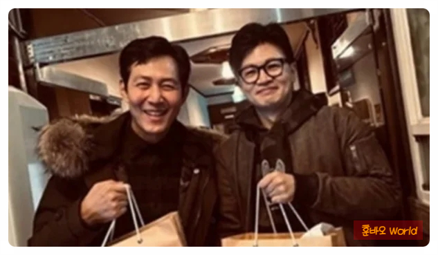 <b>이정재</b>, <b>한동훈</b>과 친분설 <b>해명</b>! "<b>동창</b>이라 밥 한 번 먹은... 