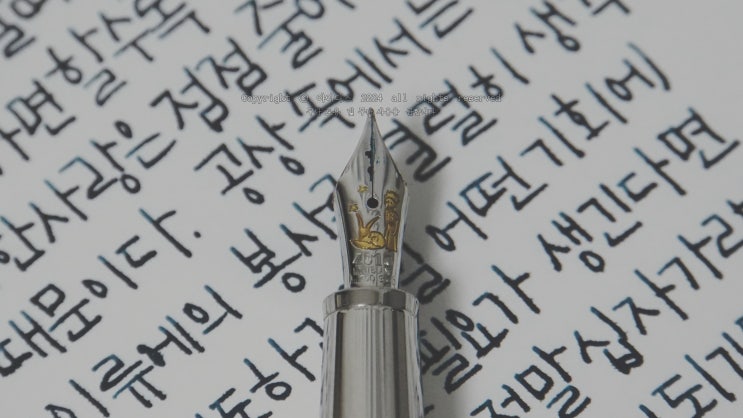  어느 의사의 고백 “나는 인류를 사랑하지만…” (몽블랑 어린왕자 만년필로 필사하기)