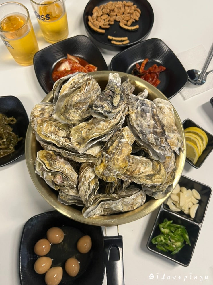  탱탱한 석화찜을 먹을 수 있는 곳 김포 구래동 술집 안주상회