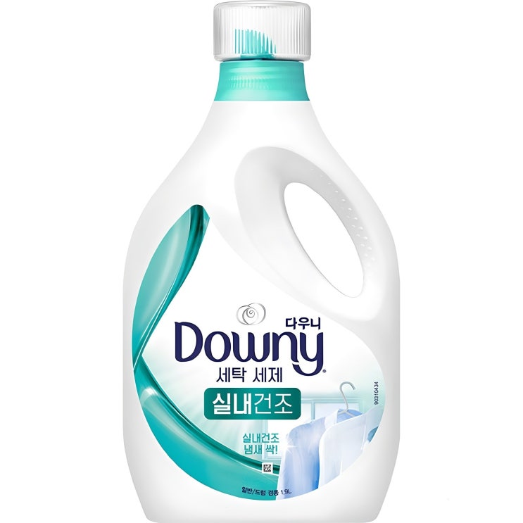  다우니 세탁세제 냄새 딥클린 실내건조 자스민향 액상세제 본품, 1.9L, 1개