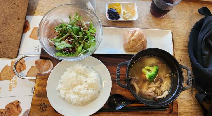  가고시마 텐몬칸 조식 추천 바켄_수프, 카레, 브런치, 빵 무한리필 가성비 아침식사