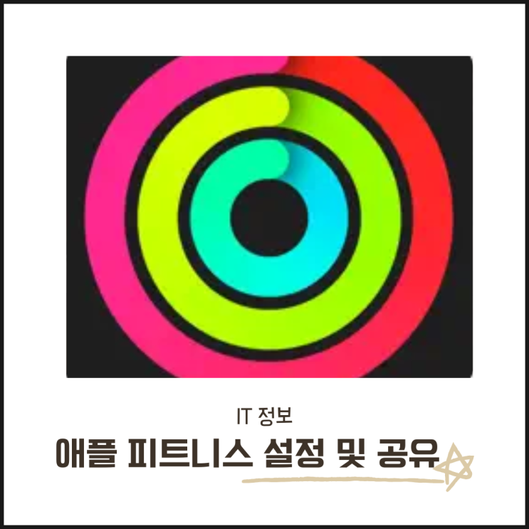  애플 아이폰 피트니스 설정 및 공유 방법 Tip