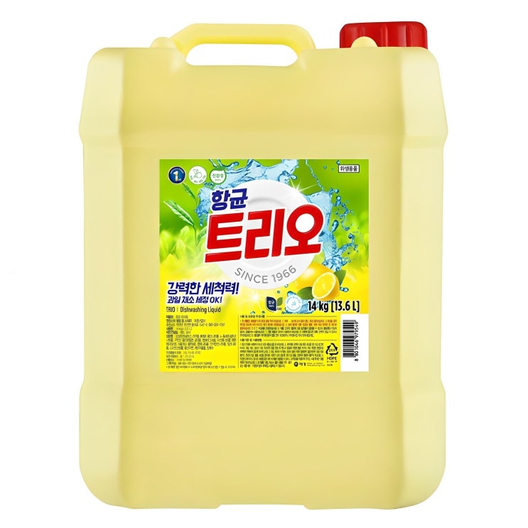  트리오 항균 일반주방세제, 14kg, 1개