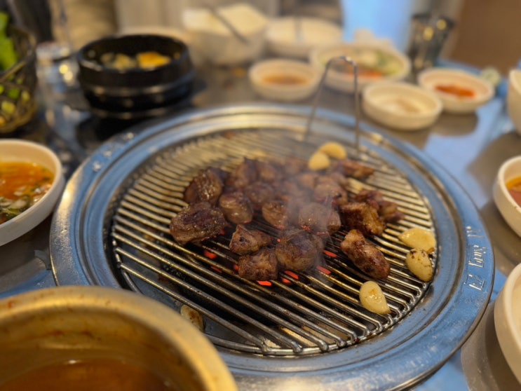 아산 도고 맛집 정다운 연탄구이 양많고 푸짐해
