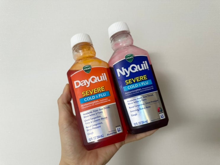  미국 감기약 데이퀼 & 나이퀼 DayQuil & NyQuil