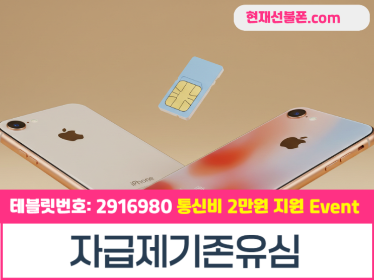  자급제폰 기존유심 당일 셀프개통