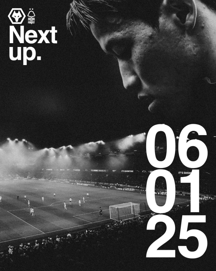 2025년1월7일 울버햄턴 원더러스 FC 노팅엄 포레스트 FC 울브스 경기일정 전적 예상 라인업 프리뷰, 순위, 중계 2025년1월7일 울버햄턴 원더러스 FC 노팅엄 포레스트 FC 울브스 경기일정 전적 예상 라인업 프리뷰, 순위, 중계