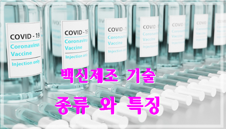  백신 제조 기술의 종류와 특징
