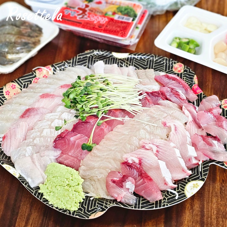  하남 수산시장 진산수산 방어 광어 회포장 매운탕 맛집 모모수산