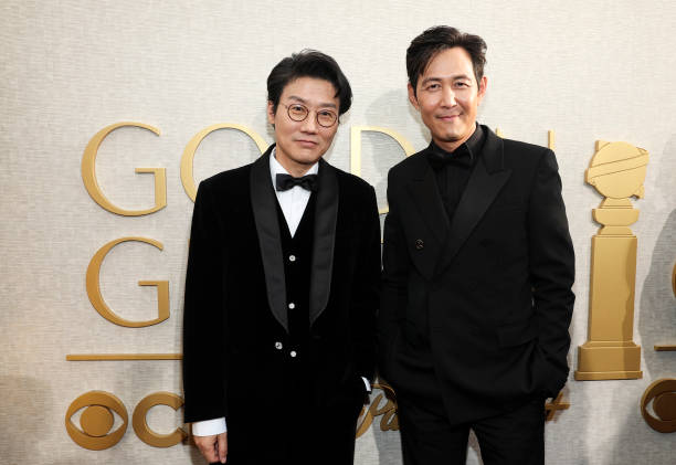 제<b>82</b>회 골든글로브 <b>시상식</b>에 참석한 오징어 게임2 팀... 