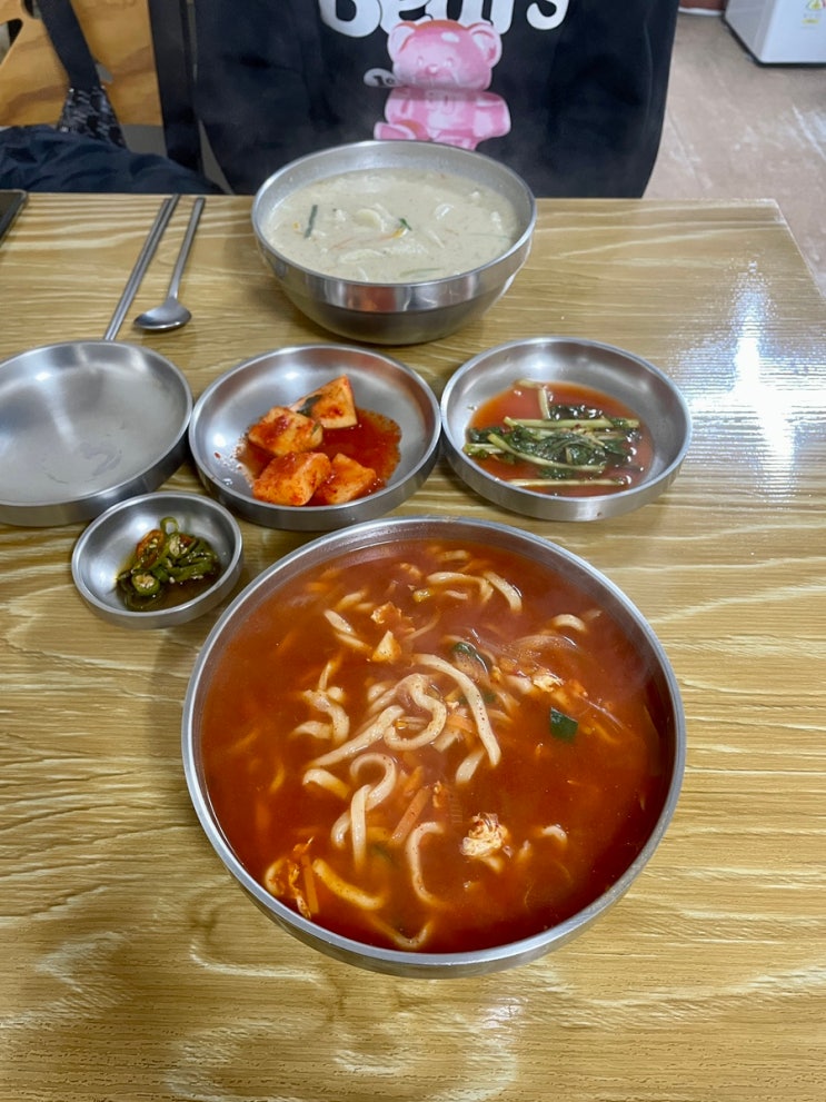 잊지못할 들깨수제비 수제비전문 아산배방맛집 모산수제비 / 천안식후감