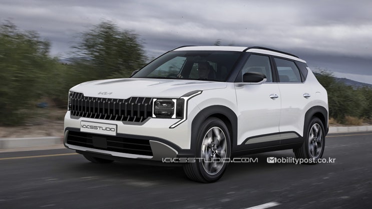  기아 셀토스 예상도, 텔루라이드 닮았는데?  2026 Kia Seltos Rendered