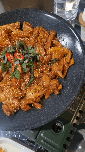  왕십리점심맛집 김두찌 김치 두루치기