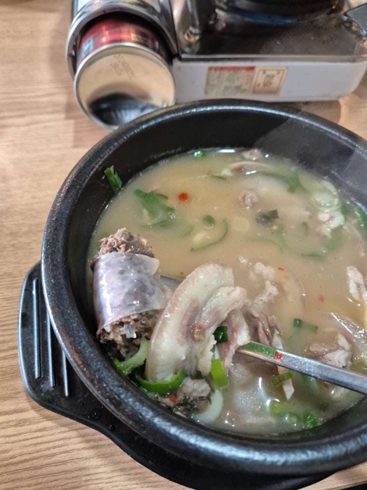  금정역 순대국 맛집(진사골순대국)호계동 안양 IT밸리