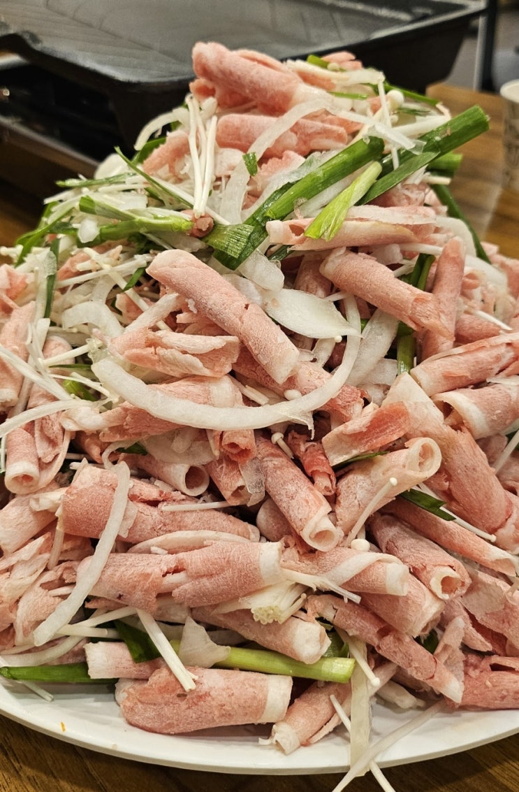  예술의전당 맛집 나오리장작구이서초점  산더미차돌구이세트 가성비엄지척!!